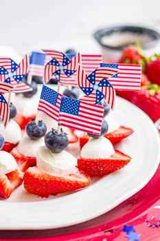 July4 Strawberry and Cheese