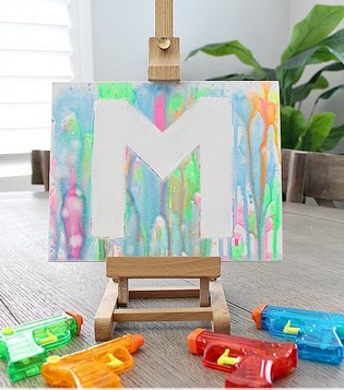 Water Gun Painting